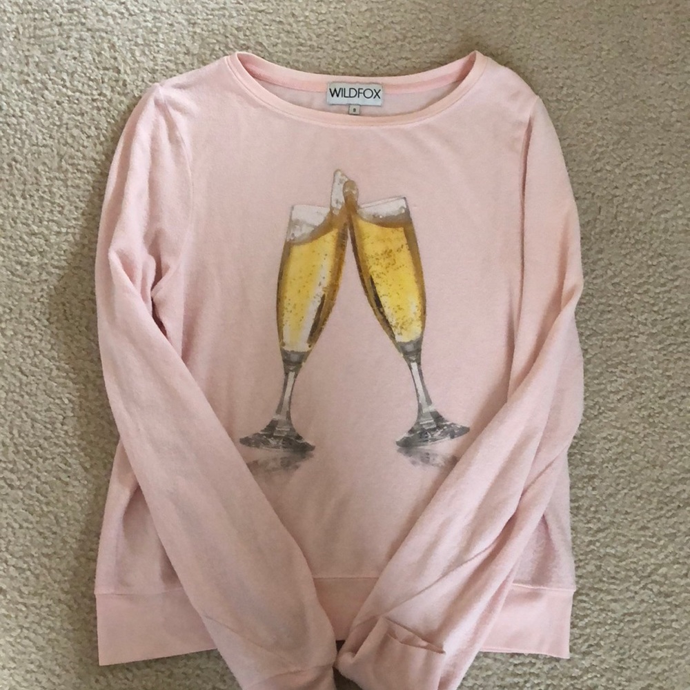 Wild fox champagne long sleeve.
